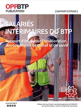 Étude-action sur la sinistralité des salariés intérimaires dans le BTP