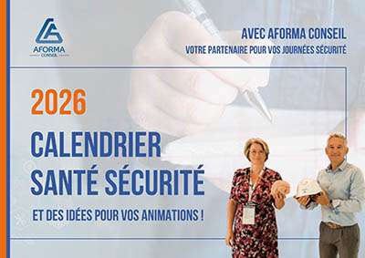 Préparez 2026 avec votre calendrier Santé Sécurité