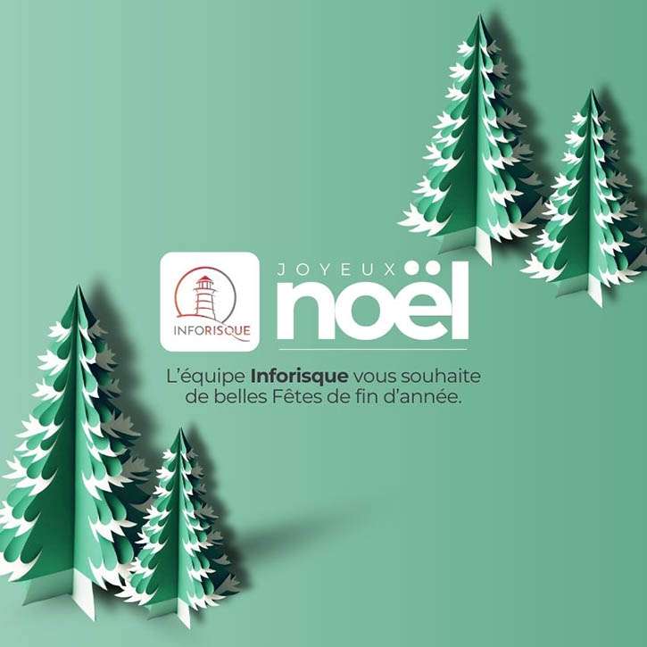 Inforisque vous souhaite un joyeux Noël et de bonnes fêtes de fin d&rsquo;année