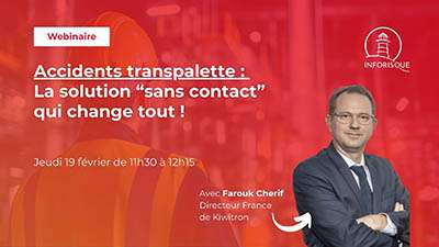 Accidents transpalette : quand le “sans contact” devient un levier majeur de prévention
