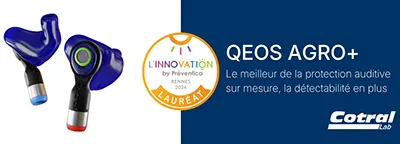 Cotral Lab, leader mondial de la protection auditive sur mesure, distingué par les préventeurs