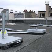 Ligne de vie pour toiture terrasse : Ligne de vie autoportante