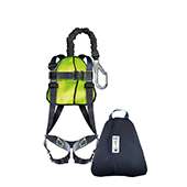 Harnais anti chute avec longe élastique de 2 m : KTP EVO 4
