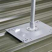 Garde-corps pour toiture bac acier : KeeGuard® Topshield
