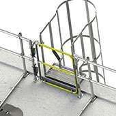 Garde-corps pour échelles à crinolines : KeeGuard® Ladder Kit