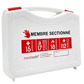 Kit de secours Medisafe : Valise Membre sectionné