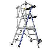 Plateforme individuelle roulante en aluminium PIR-PIRL : Plateforme fixe SHERPAMATIC  – TUBESCA
