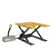 Table élévatrice électrique : Forme en E