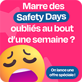 Support de formation : Offre Safety Days : Lancez votre dispositif sécurité en 3 mois