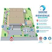 Plan de circulation : Avec élévation