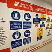 Création de supports visuels SUR-MESURE : "RUE DE LA SECURITE" _ 100% personnalisée