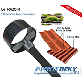 Outillage grattage de mouse plaque fibro et tuile : Accessoire Razoir
